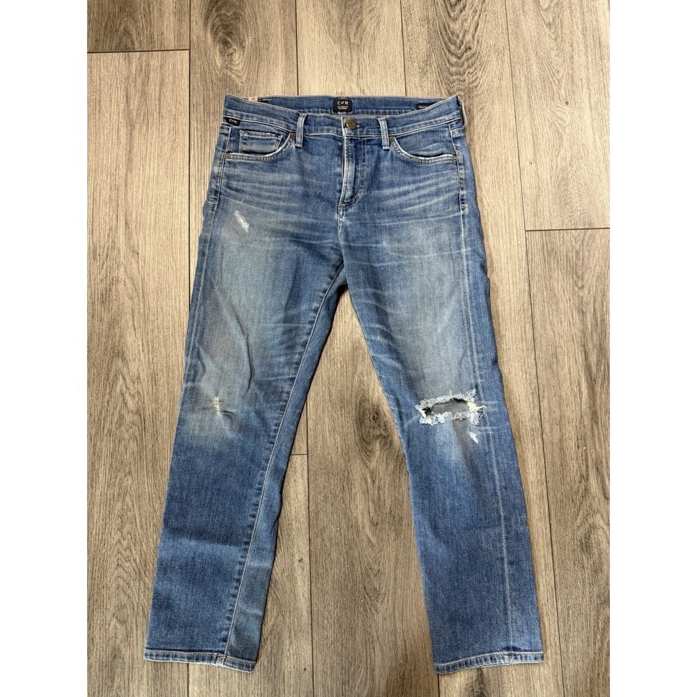 Citizens of Humanity Agnes Mid Rise Slim‎ Straight Jeans Sz 26 Denim Casual